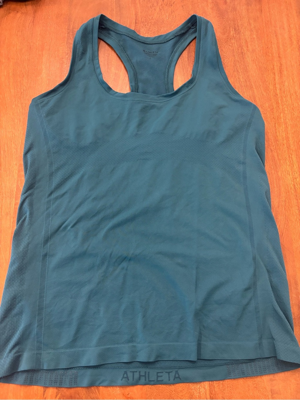 Athleta Deep Teal Racerback Performance Tank
